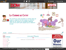 Tablet Screenshot of la-cuisine-de-cathy.com